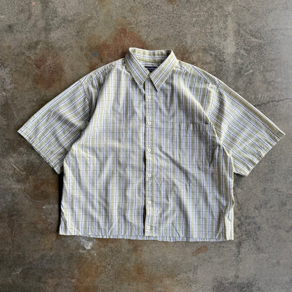 Vintage Boxy Cropped Button Up - L