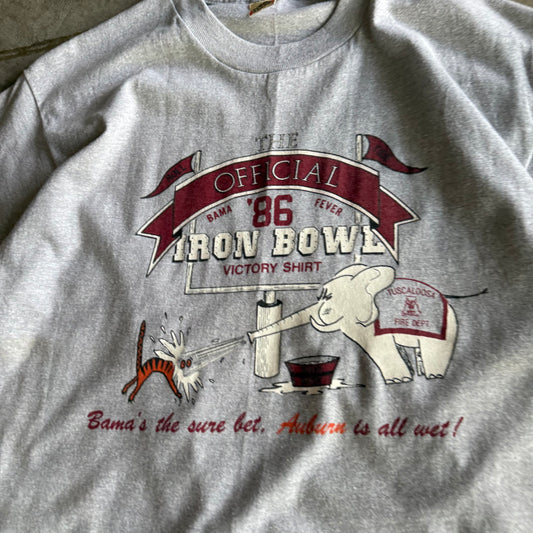 Vintage 90s Alabama Iron Bowl Tshirt - XL