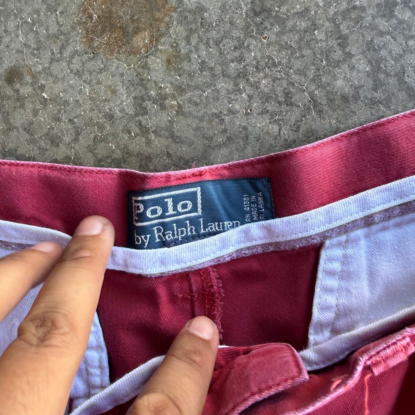 Vintage Red Polo Ralph Lauren Shorts - 33