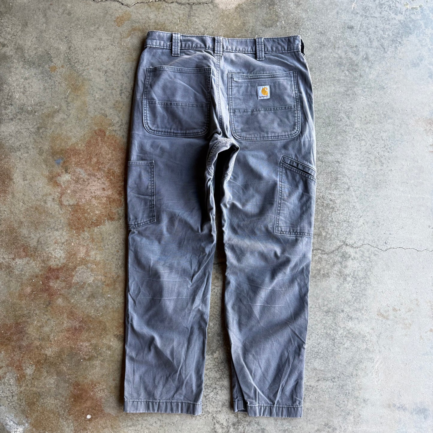 Vintage Grey Carhartt Double Knee Pants - 32