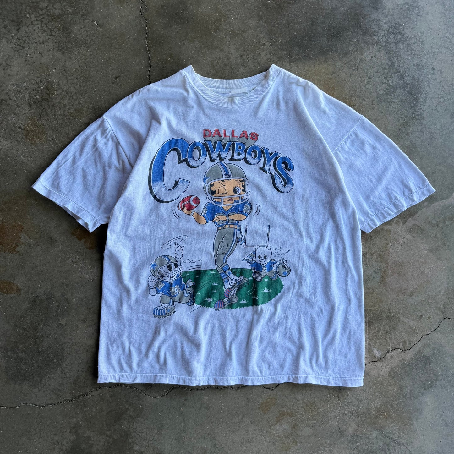 Vintage Cowboys Betty Boop Tshirt - XL