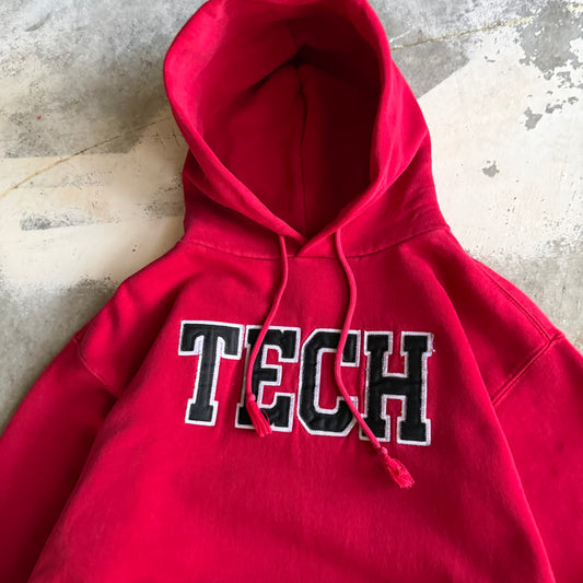Vintage 00s Texas Tech Track Hoodie - M