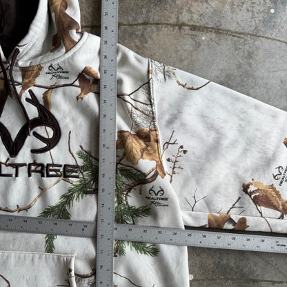 White Realtree Camo Hoodie - XXL