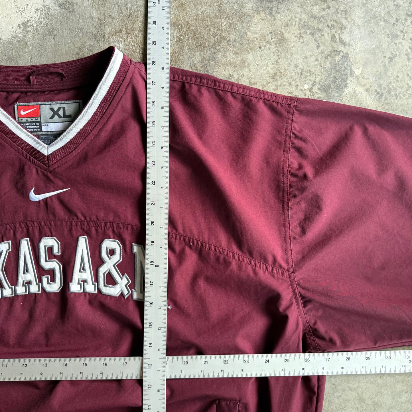 Vintage 00s Texas A&M Nike Windbreaker Jacket - XL