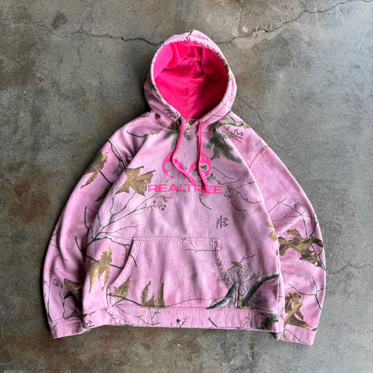 Pink Realtree Camo Hoodie - XL