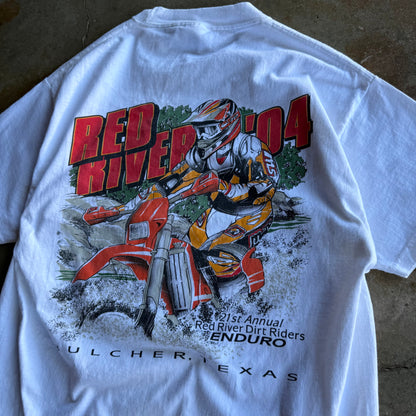 Vintage 00s Dirt Bike Motorcross Tee - M
