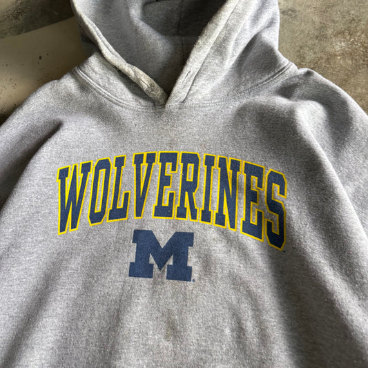 Vintage 00s Michigan Wolverines Hoodie - XXL