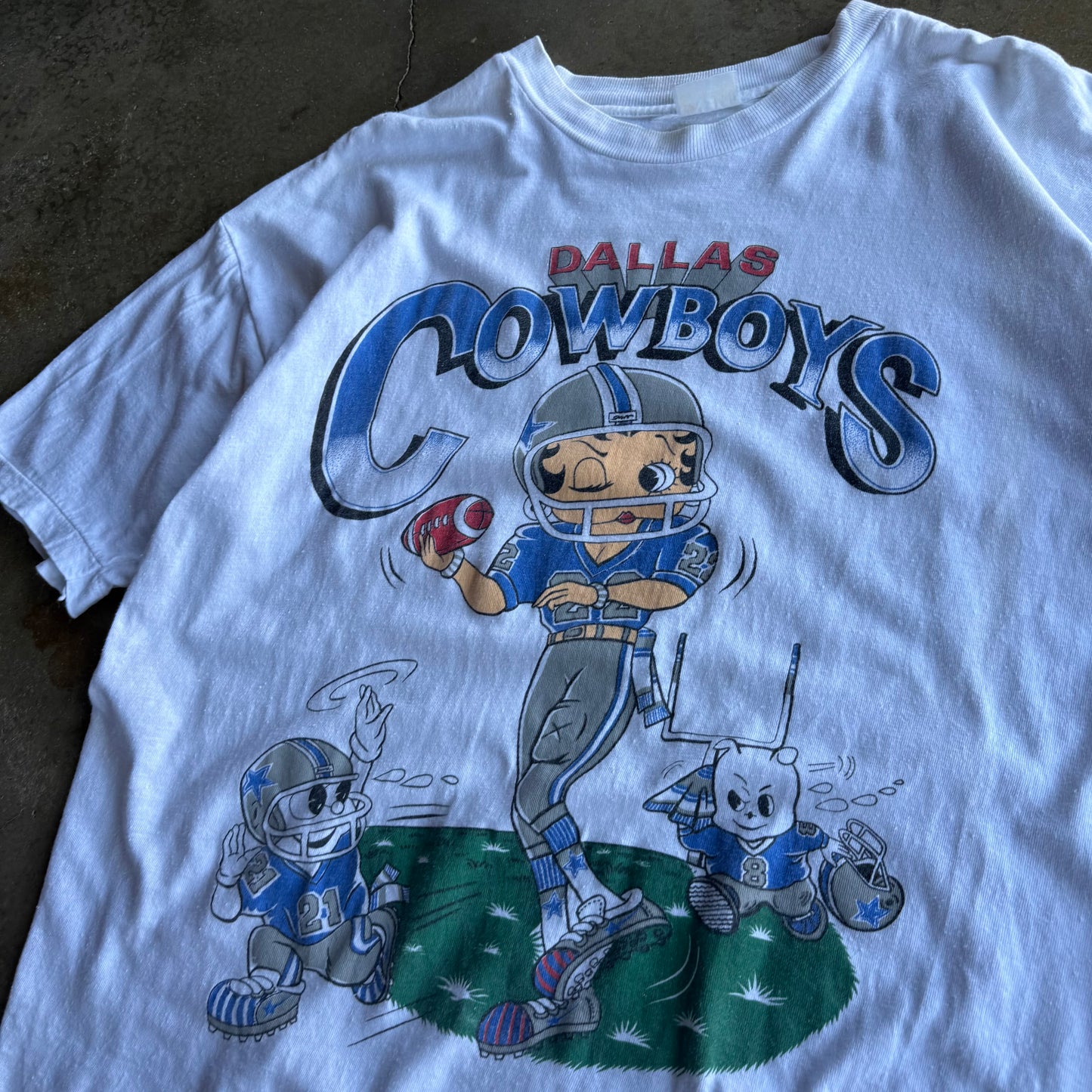 Vintage Cowboys Betty Boop Tshirt - XL