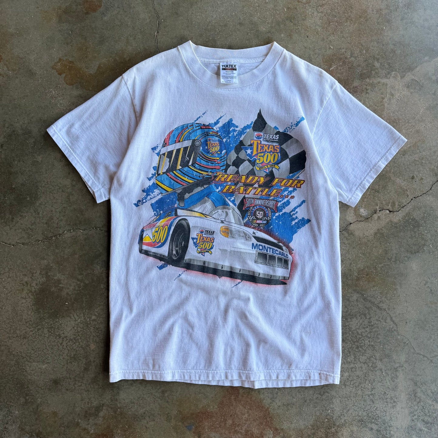 Vintage NASCAR Texas 500 Tshirt - L