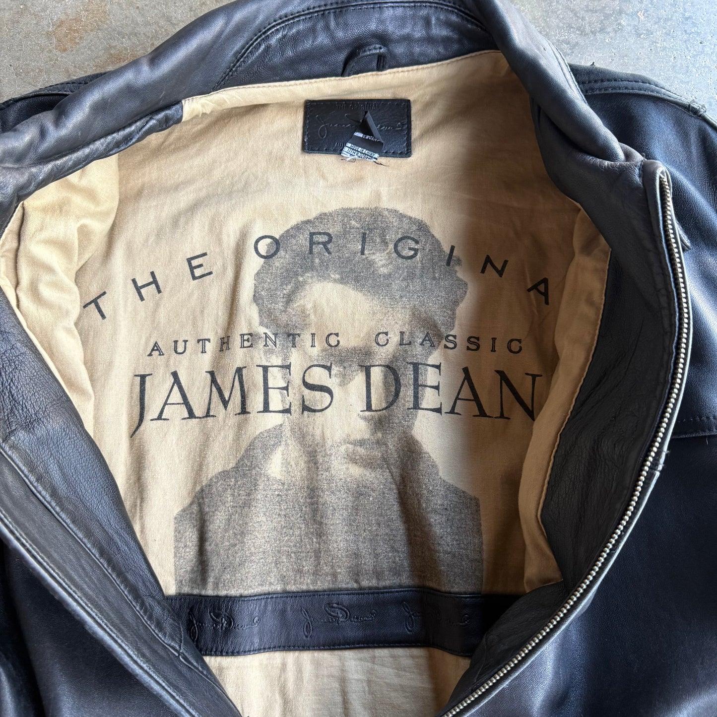 James Dean Leather Jacket - XL