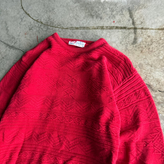 Vintage 90s Knit Sweater - M