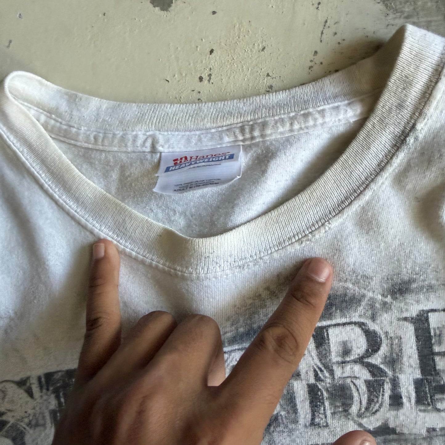 Vintage 00s Disturbed Band Tshirt - M