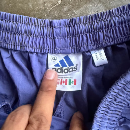 Vintage Purple Adidas Shorts - XL