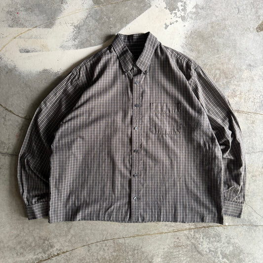 Vintage 00s Fall Cropped Button Up - XL