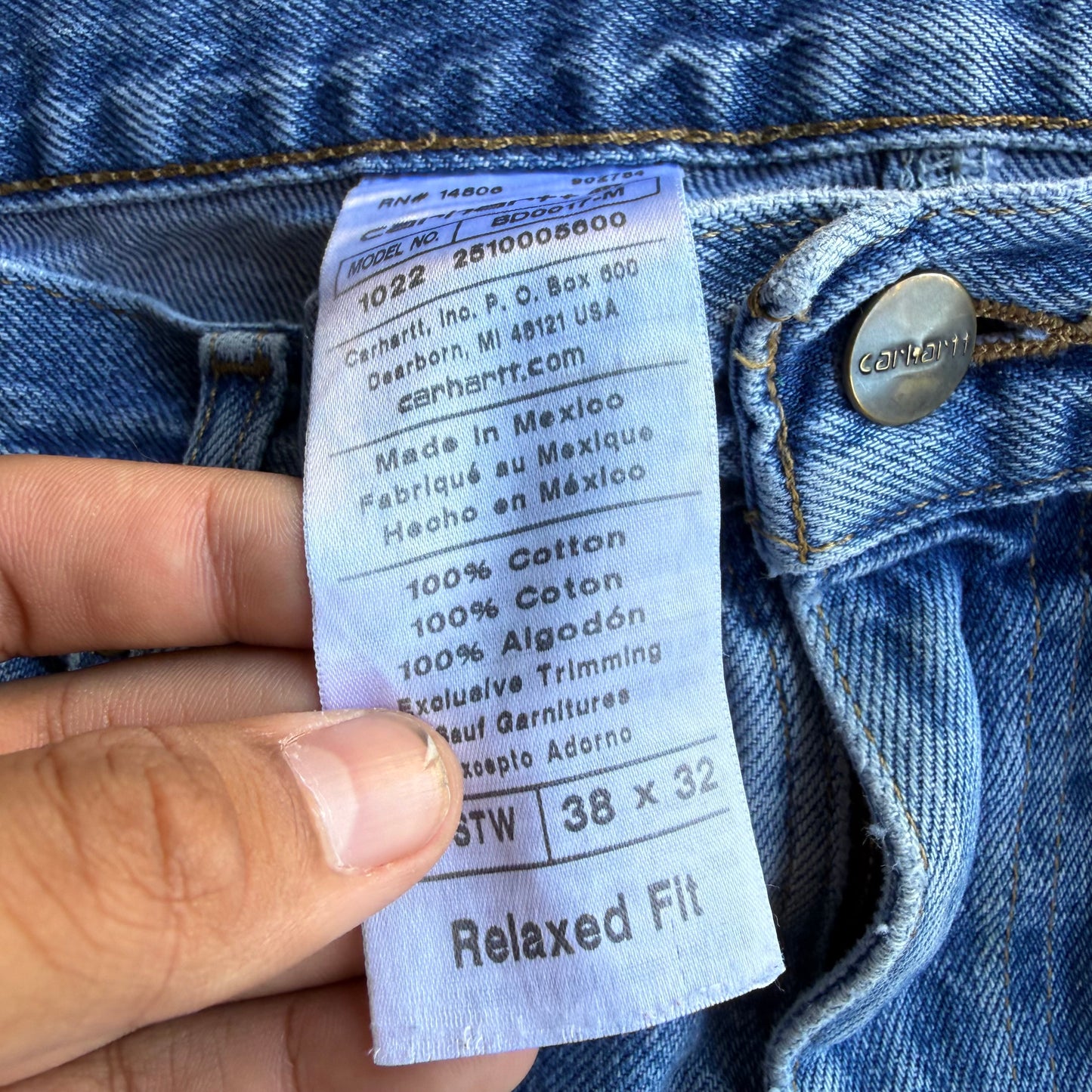 Vintage Baggy Carhartt Jeans - 38