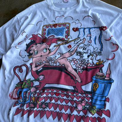Vintage Bath Tub Betty Boop Tshirt - XL