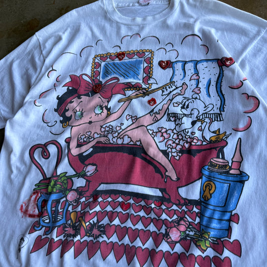 Vintage Bath Tub Betty Boop Tshirt - XL