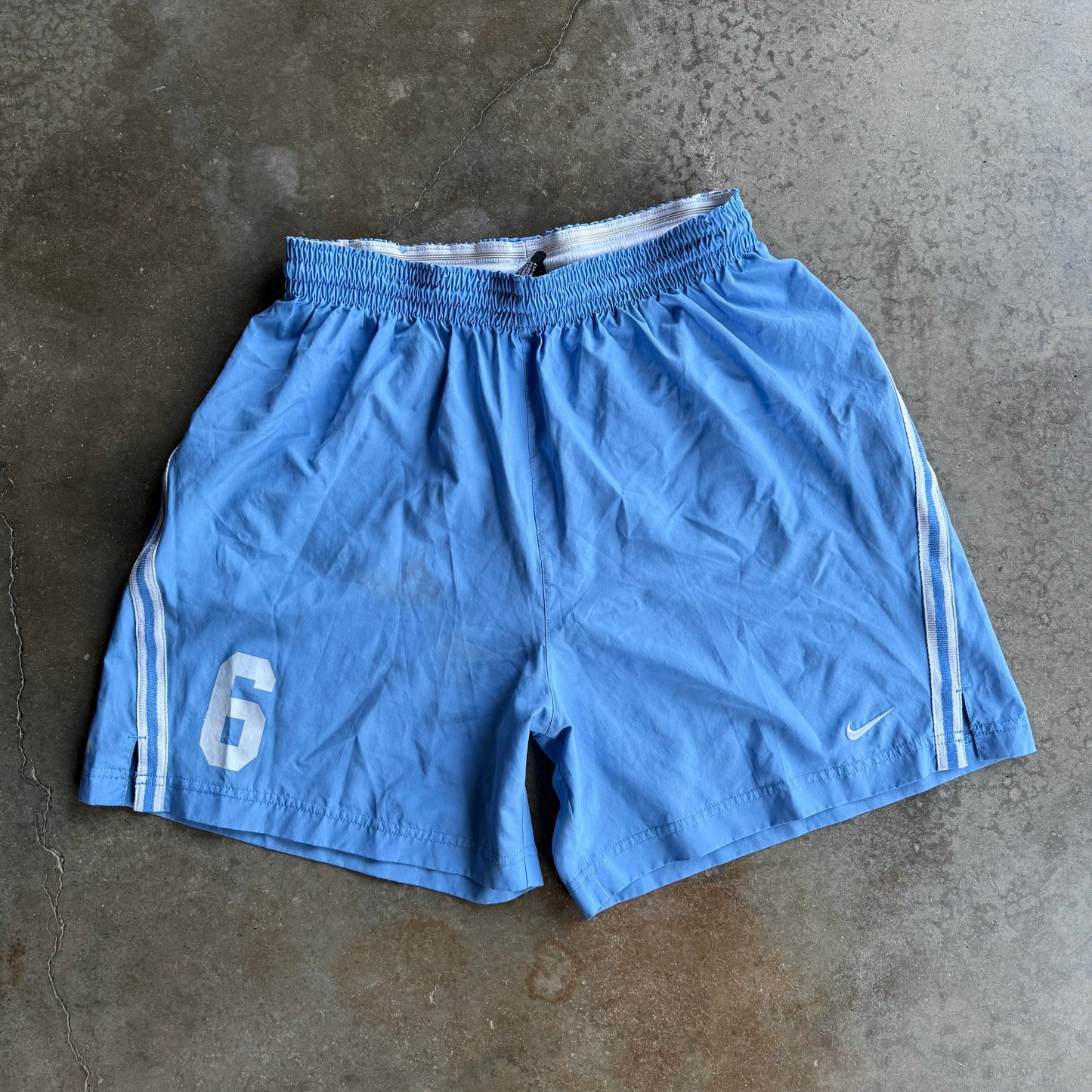 Vintage Blue Nike Track Shorts - M