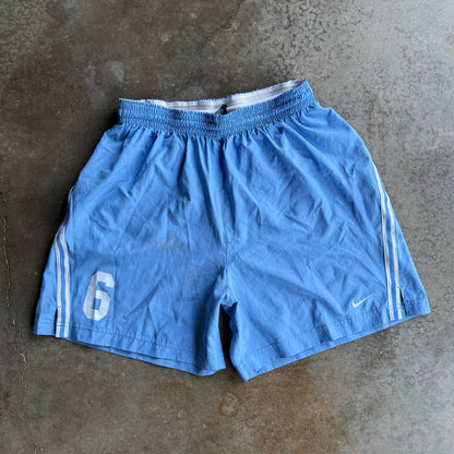 Vintage Blue Nike Track Shorts - M