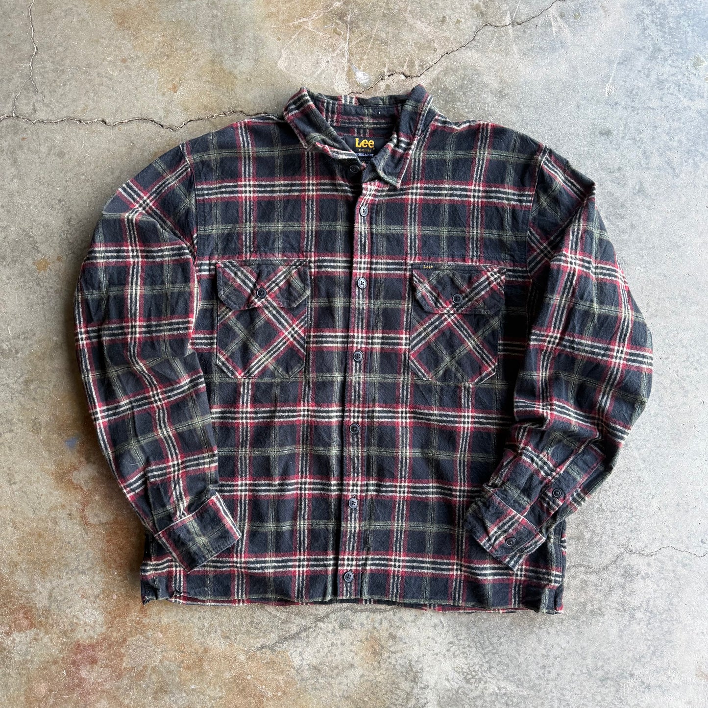 Vintage Cropped Flannel - XL
