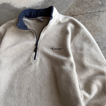 Vintage old Navy Fleece Quarter Zip - XL