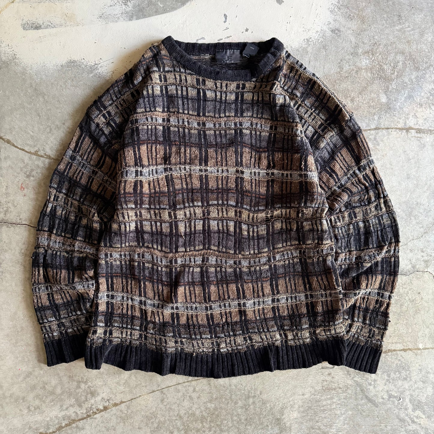 Vintage 90s J.Ferrar Fall Sweater - XL