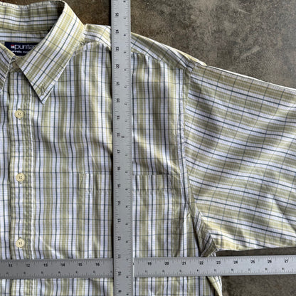 Vintage Boxy Cropped Button Up - L