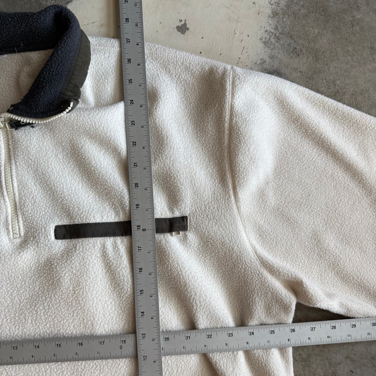 Vintage 90s Old Navy Fleece Quarter Zip - XL