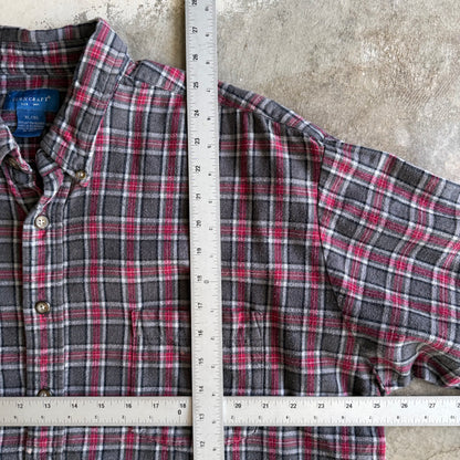 Vintage 00s Cropped Flannel - XL