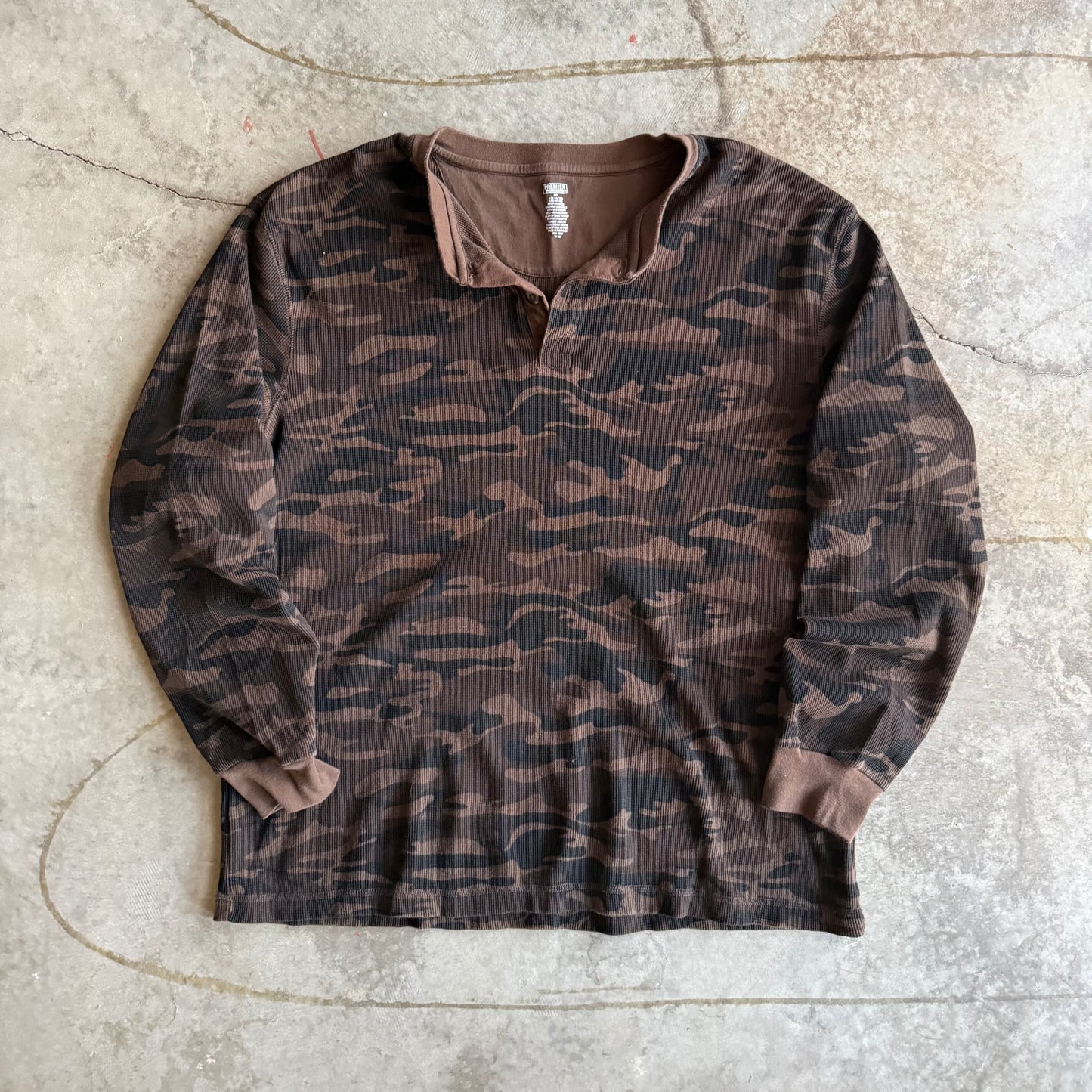 Vintage Army Camo Thermal - XXL