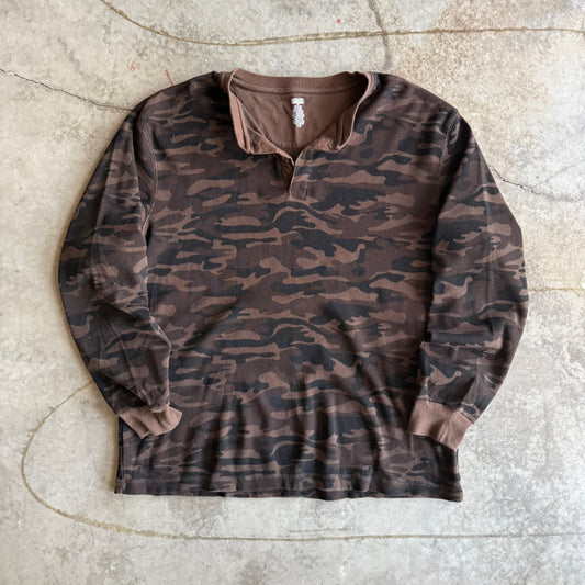 Vintage Army Camo Thermal - XXL