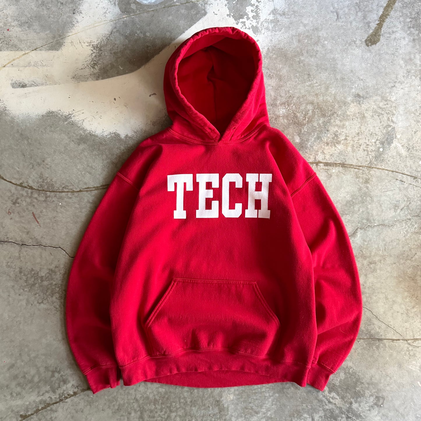 Vintage 90s Texas Tech Track Hoodie - M