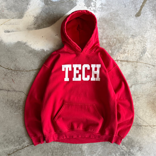 Vintage 90s Texas Tech Track Hoodie - M