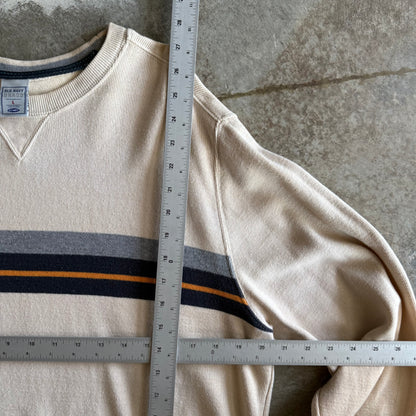 Vintage 00s Old Navy Striped Sweater - L