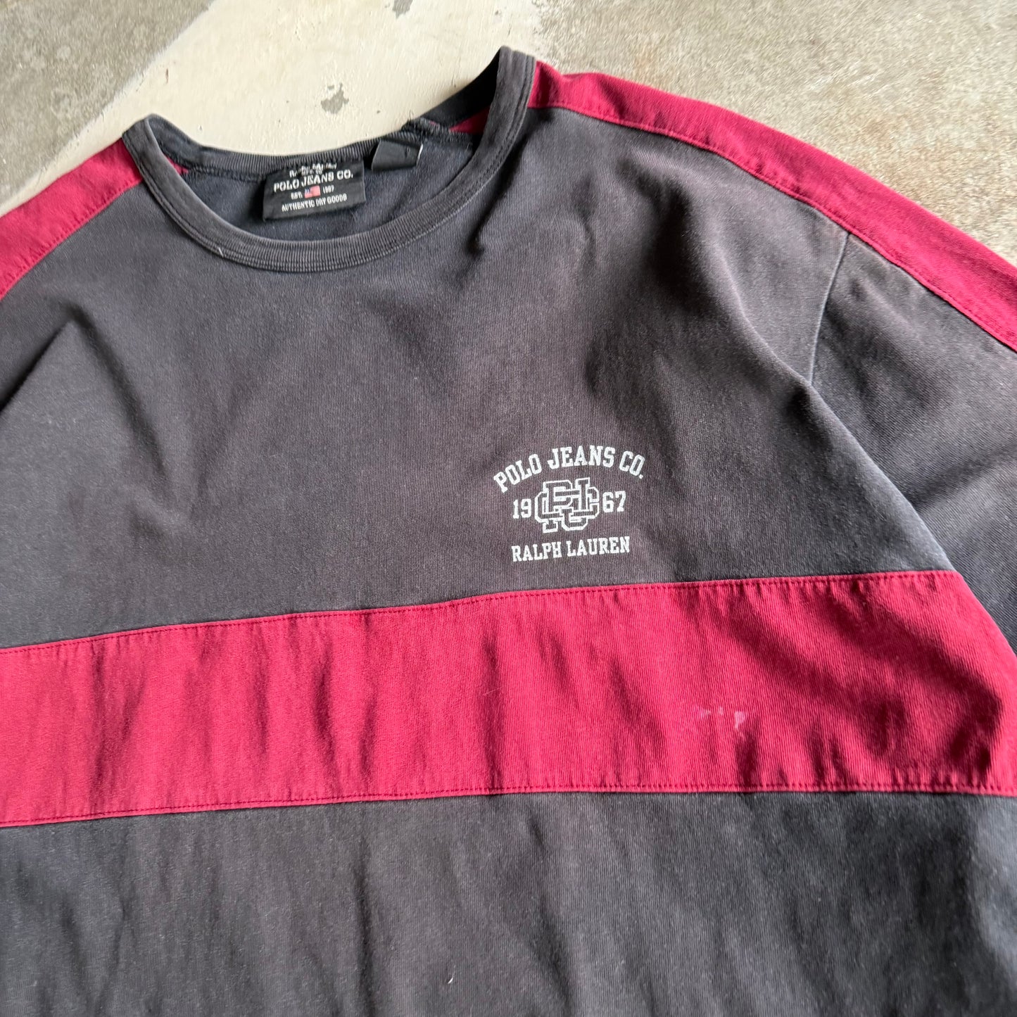 Vintage 90s Polo Jeans Tshirt - XL