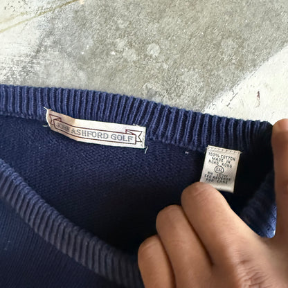 Vintage 90s Golf Sweater - XXL
