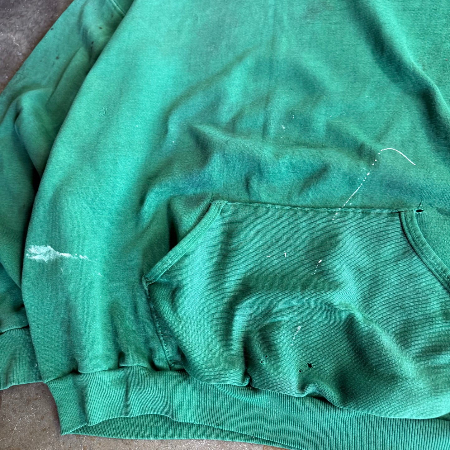True Vintage 70s Distressed Russell Hoodie - M