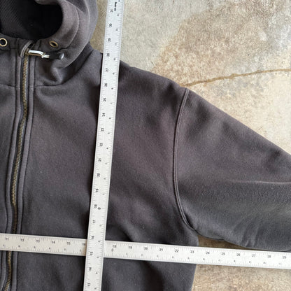 Vintage 00s Carhartt Waffle Net Zip Up Hoodie - M