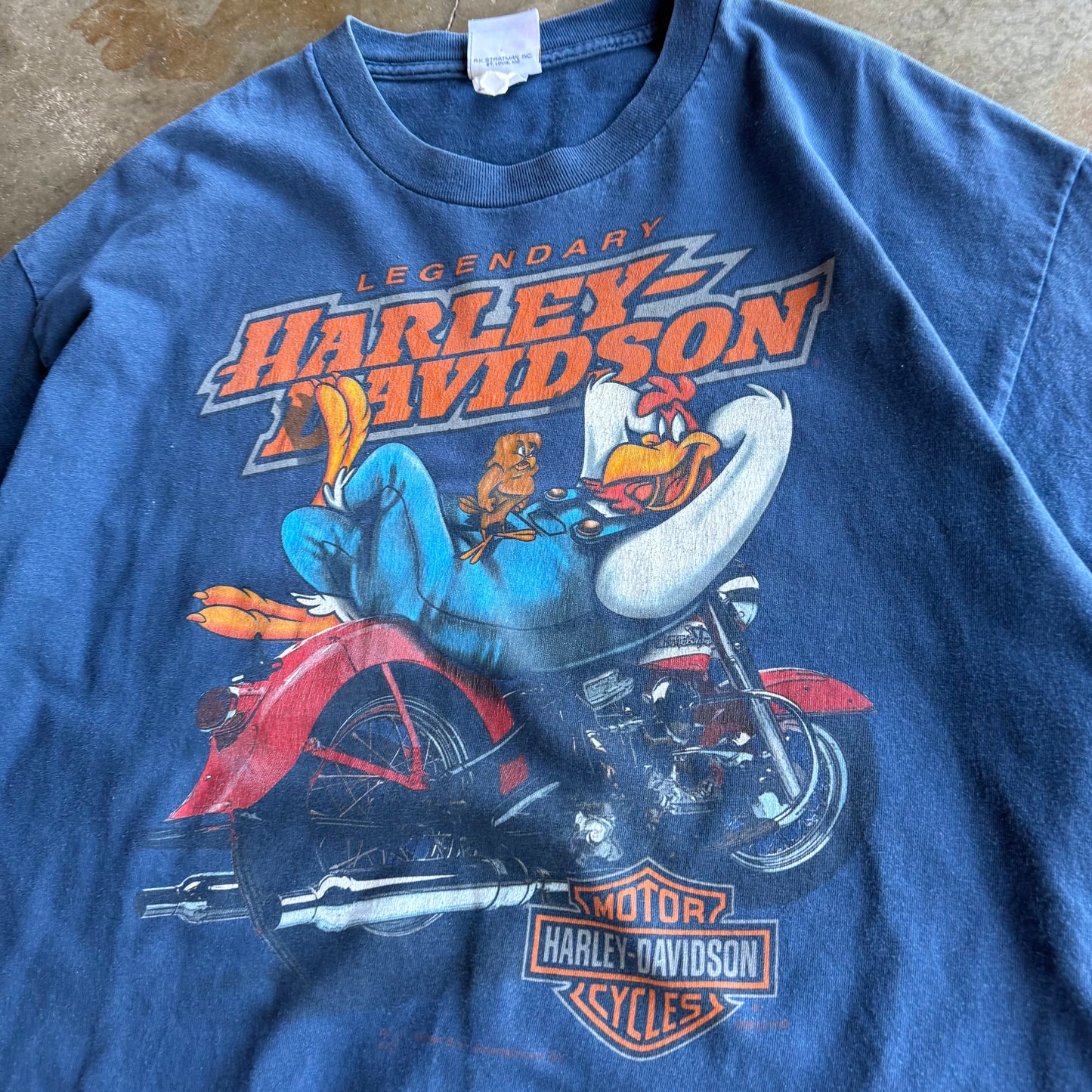 Vintage Harley Davidson Looney Tunes Tshirt - XL
