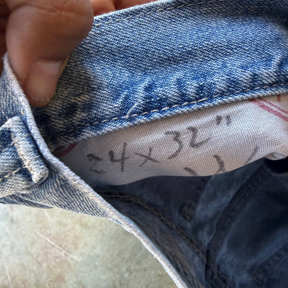 Vintage Lee Baggy Dungarees Jeans - 34
