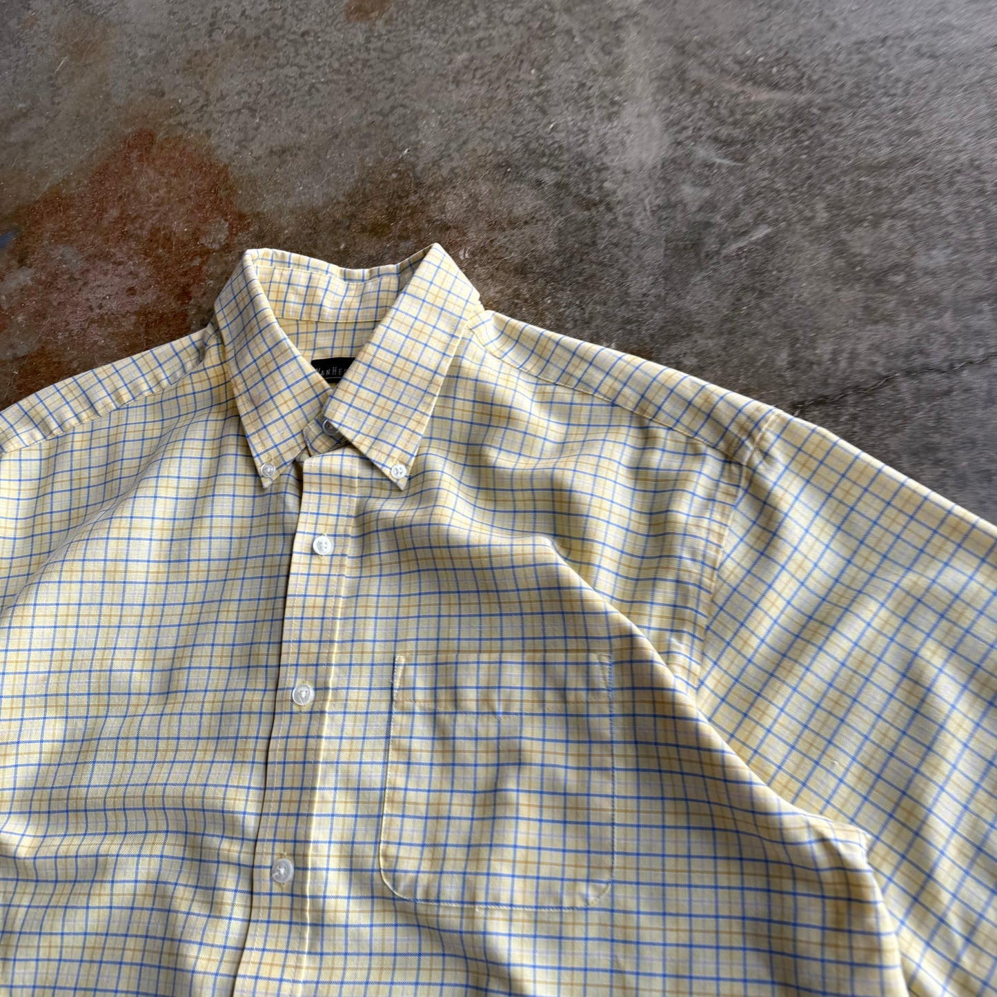 Vintage Boxy Cropped Button Up - L