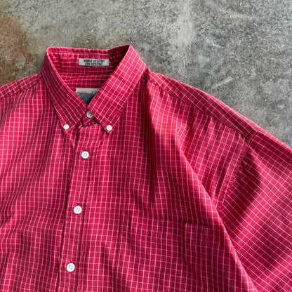 Vintage Boxy Cropped Button Up - L