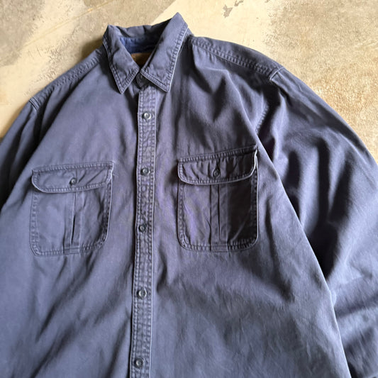 Vintage 00s Fall Cropped Button Up - L