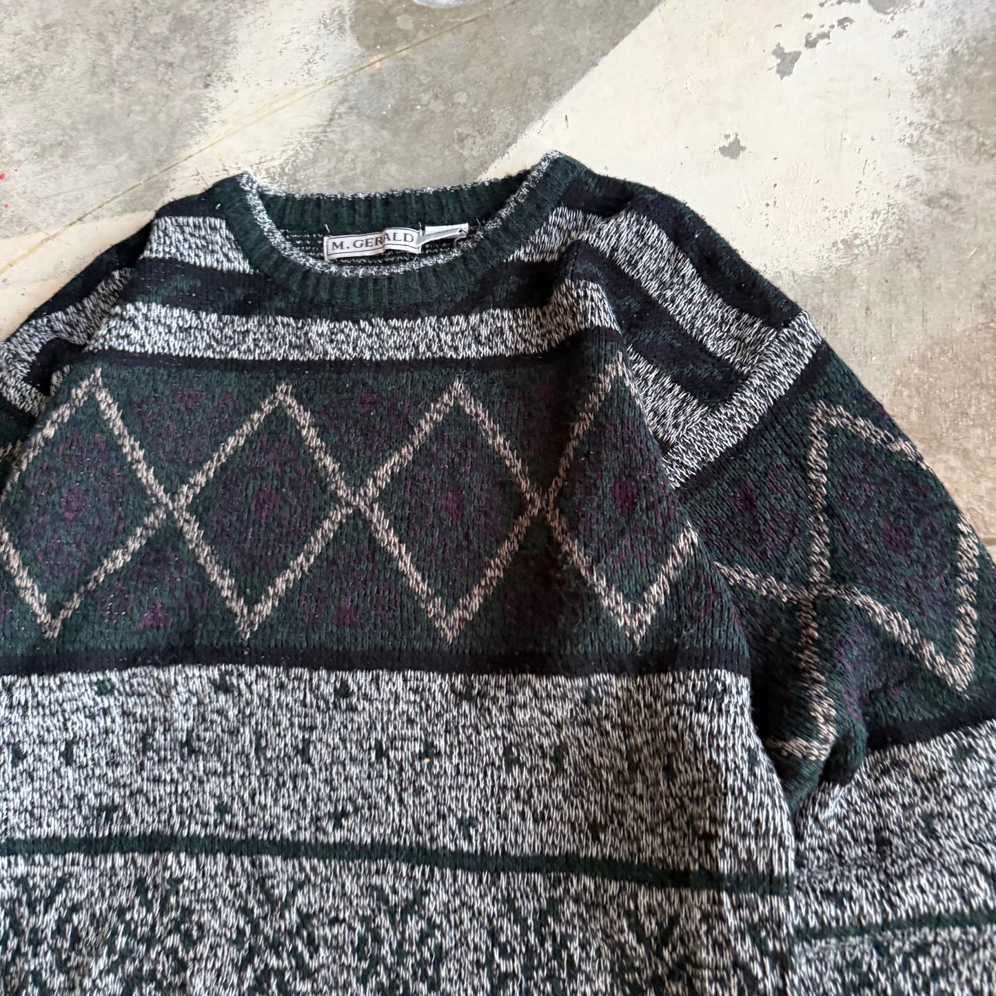 Vintage 90s Knit Sweater - L