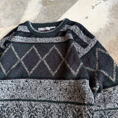 Vintage 90s Knit Sweater - L