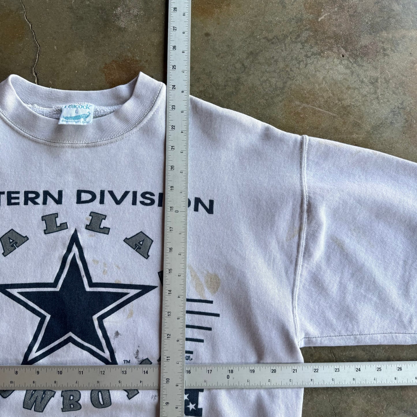 Vintage Dallas Cowboys Distressed Crewneck - L