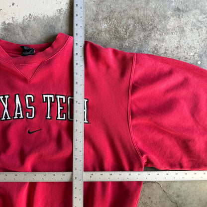 Vintage 00s Texas Tech Nike Crewneck - M