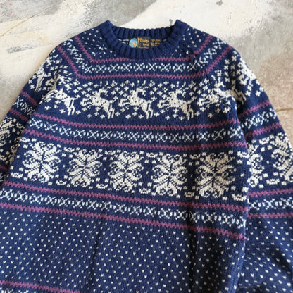 Vintage 90s Winter Sweater - XL