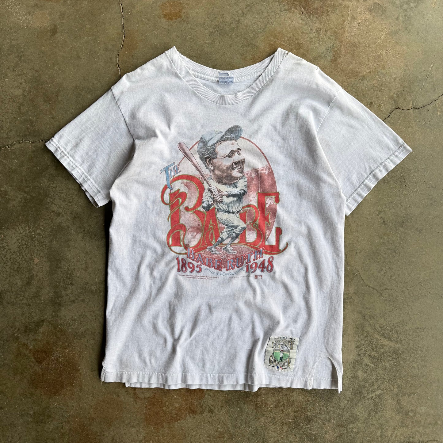 Vintage New York Yankees Babe Ruth Tshirt - L