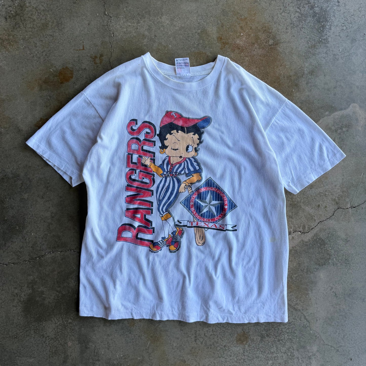 Vintage Rangers Betty Boop Tshirt - XL